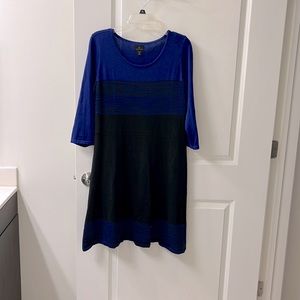 Worthington Women’s 3/4 Sleeve Sweater Dress, Size XL